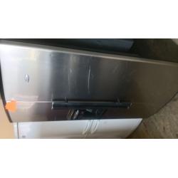 whirlpool silver American fridge freezer ....
