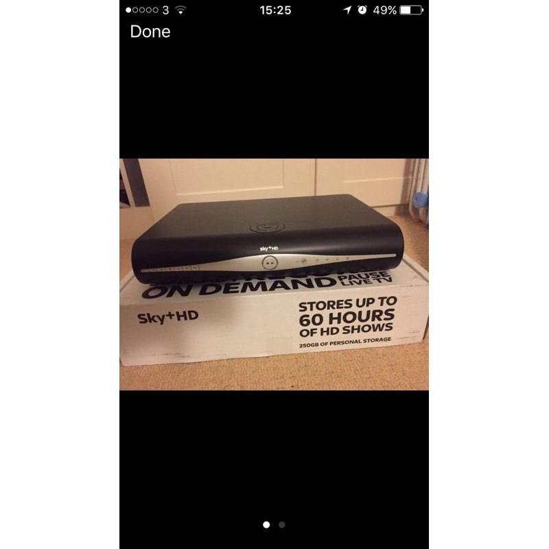 sky +hd 3d brand new boxed. Will sell seperately