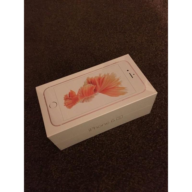 Brand new sealed iPhone 6s 64gb rose gold unlocked