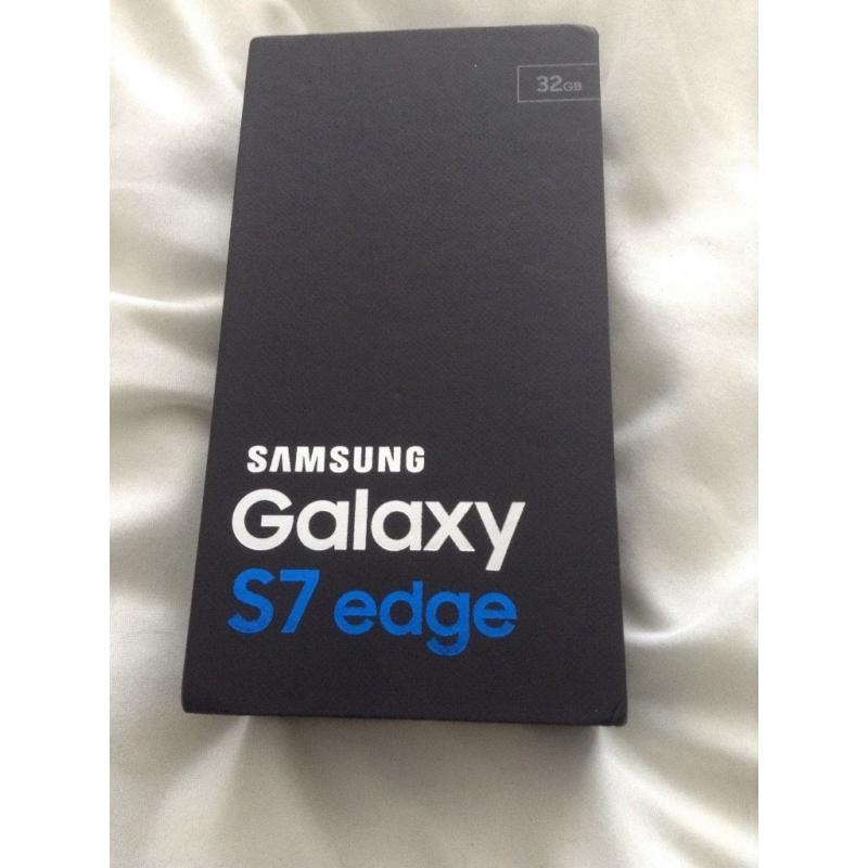 Samsung Galaxy s7 edge 32gb black onyx on vodaphone