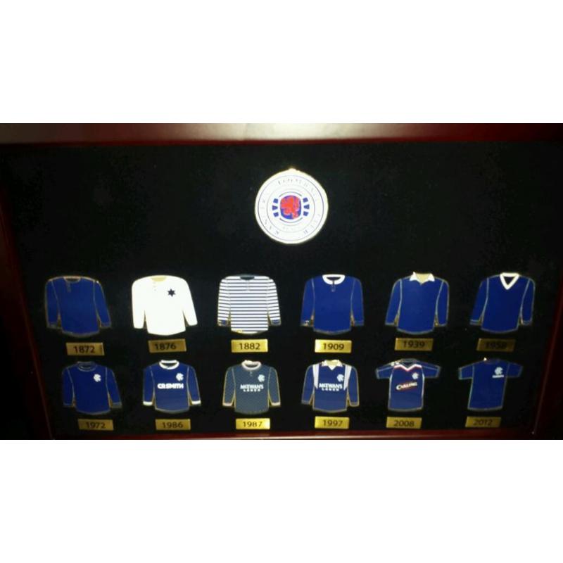 Glasgow rangers enamel badges Ltd edition collection