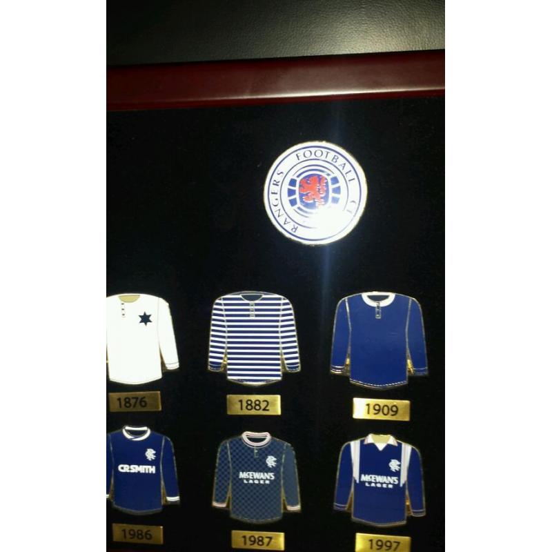 Glasgow rangers enamel badges Ltd edition collection
