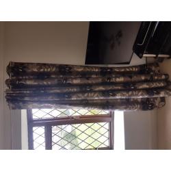 Lined curtains