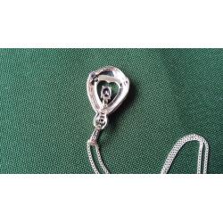 BARGAIN Silver 925 Sri Lankan Necklace With Blue Sapphire