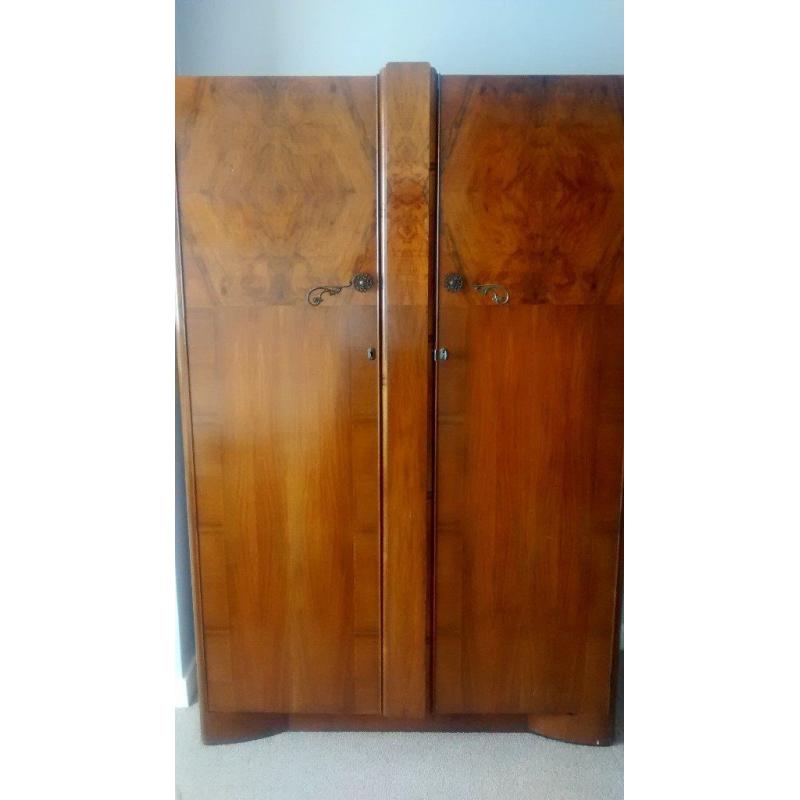 Vintage antique wardrobe