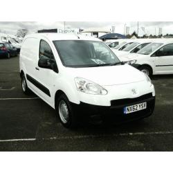 Peugeot Partner L1 850 1.6 HDI 92BHP VAN DIESEL MANUAL WHITE (2012)