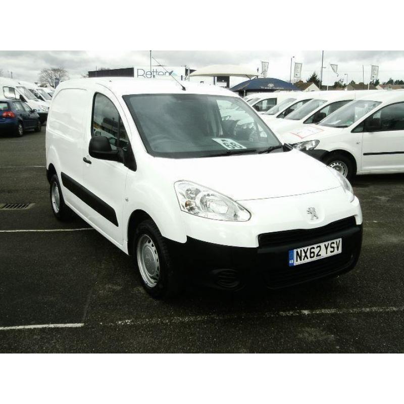 Peugeot Partner L1 850 1.6 HDI 92BHP VAN DIESEL MANUAL WHITE (2012)