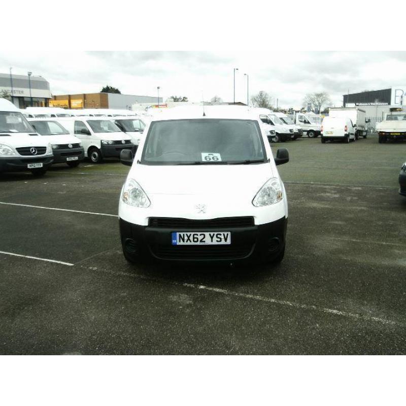 Peugeot Partner L1 850 1.6 HDI 92BHP VAN DIESEL MANUAL WHITE (2012)