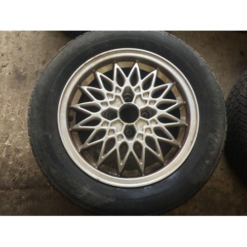 honda civic del sol eg ek4 vti ej9 15" bbs alloy wheels with tyres 4x100