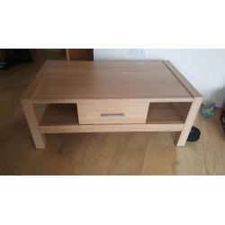 Solid Oak TV Unit/Coffee table