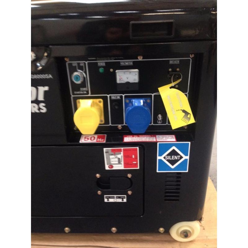 NEW DIESEL GENERATORS SILENT , 5 Kw , DOMESTIC, CONSTRUCTION, AGRICULTURAL, BALLYNAHINCH.