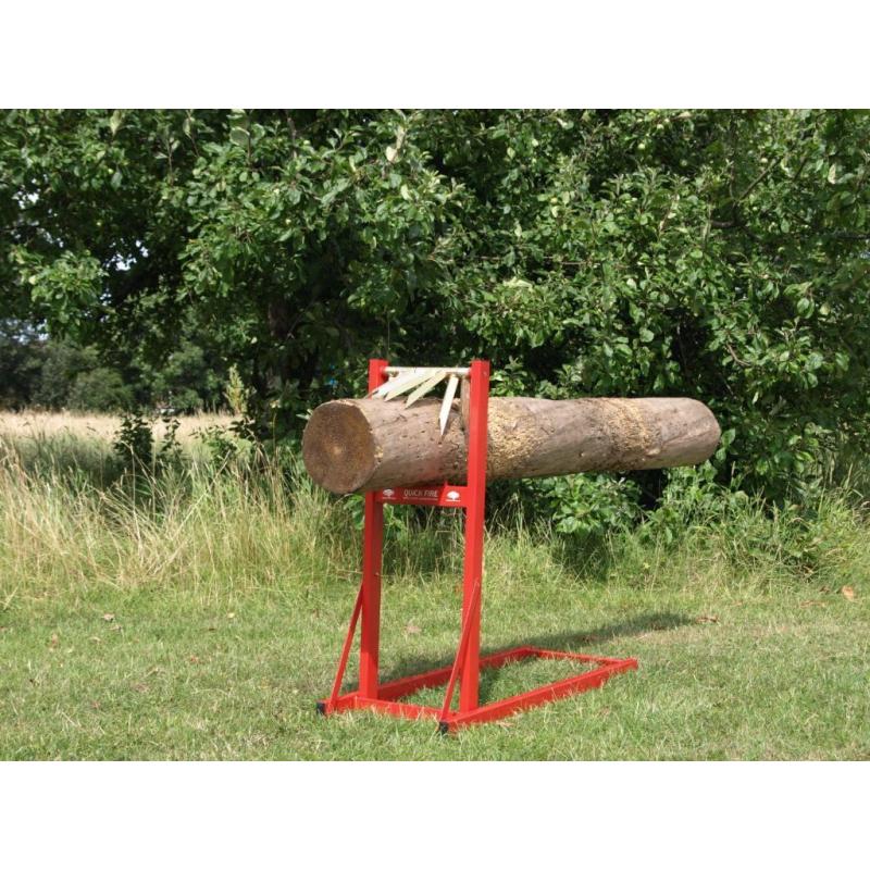 NEW CHAINSAW QUICK FIRE LOG HORSES , SAFE AND RAPID LOG CUTTING , FREE NI DELIVERY .
