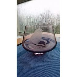 Caithness Amethyst Glass Bowl