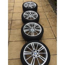 BMW MV3 ALLOYS BRIDGESTONE TYRES