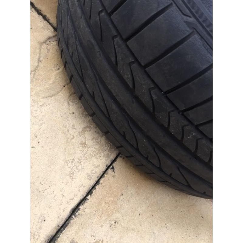 BMW MV3 ALLOYS BRIDGESTONE TYRES