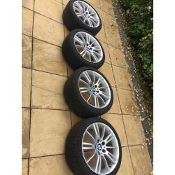 BMW MV3 ALLOYS BRIDGESTONE TYRES