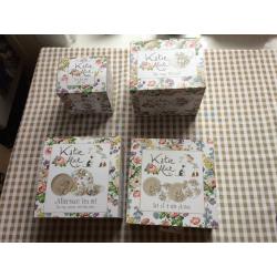 Katie Alice 'Vintage Garland Collection' teapots, plates set