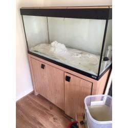 180 litre fish-tank + cabinet for sale