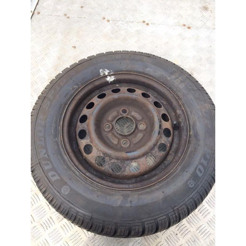 New car tyre 175 70 r13 dunlop