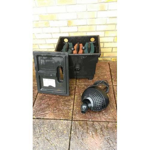 Pond pump and filter