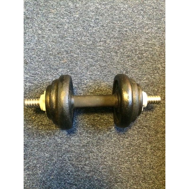 York 15kg Cast Iron Dumbell Set