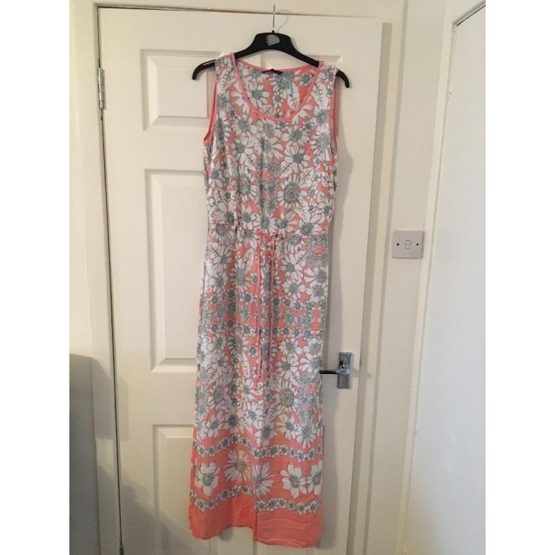 Woman M&S Peach Maxi dress, Size 14