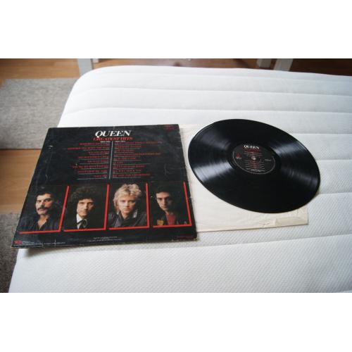 QUEEN - Greatest Hits - 1981 UK Vinyl LP + Inner EMTV30 EX-