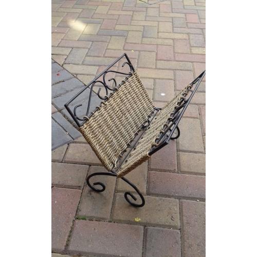 Retro style magazine rack