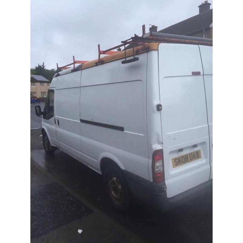 2008 Ford transit Jumbo 350L van 115 rwd 10months mot
