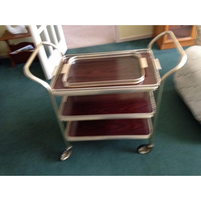 Elegant tea trolley
