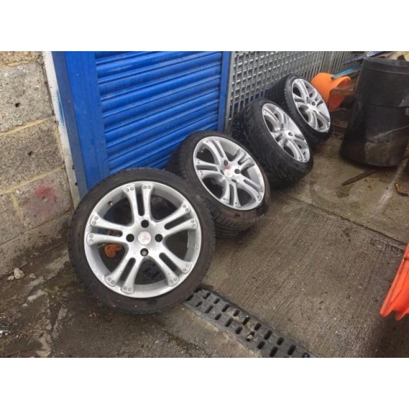 SET OF 4 CITROEN SAXO WHEELS & TYRES 16"