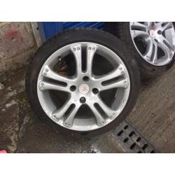 SET OF 4 CITROEN SAXO WHEELS & TYRES 16"