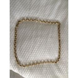 9 carat gold belcher chain
