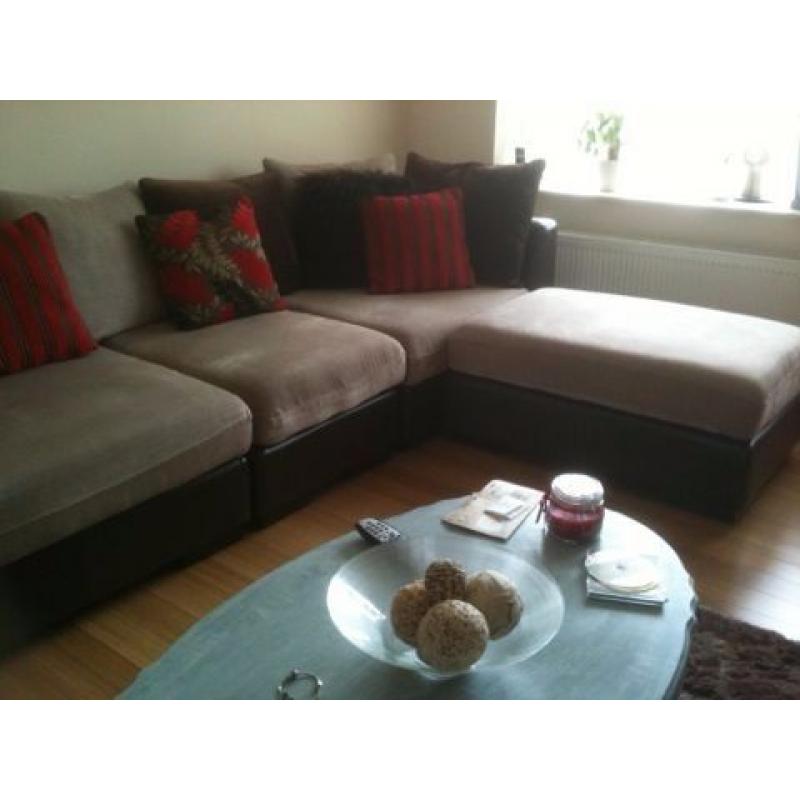 lovely chaise sofa with footstool