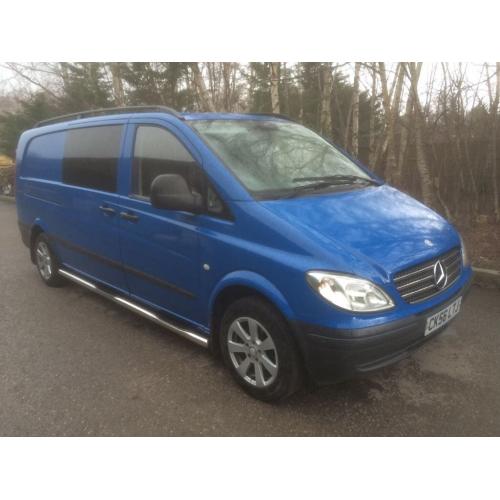 Mercedes vito 111cdi campervan day van xlwb
