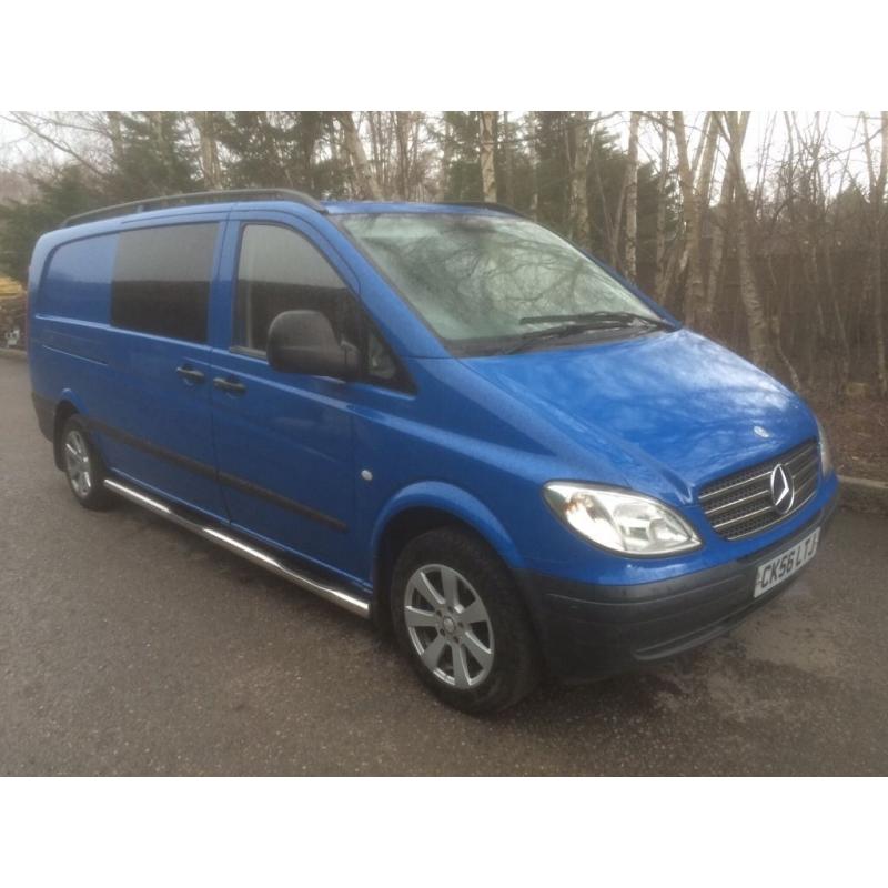 Mercedes vito 111cdi campervan day van xlwb