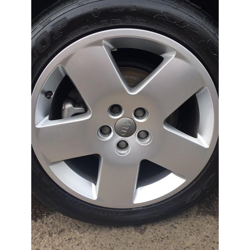 18" Genuine Fat 5 Alloys Audi Volkswagen Skoda VW