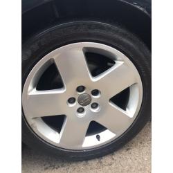 18" Genuine Fat 5 Alloys Audi Volkswagen Skoda VW
