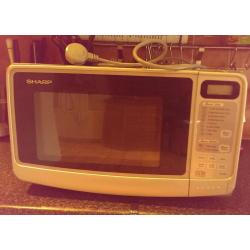 Sharp 80W microwave.