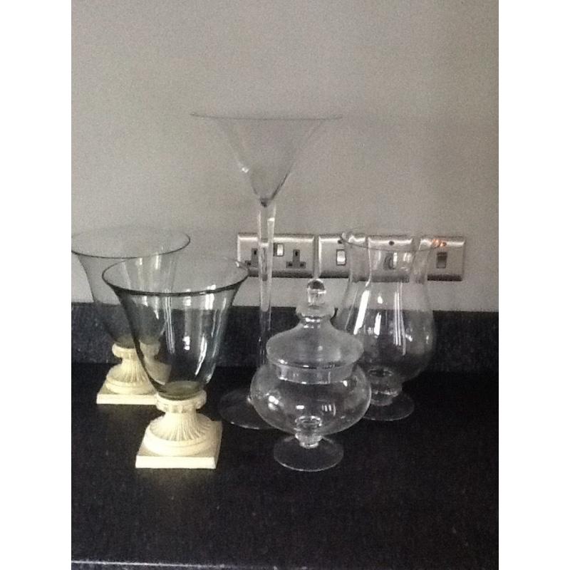 Glass vases