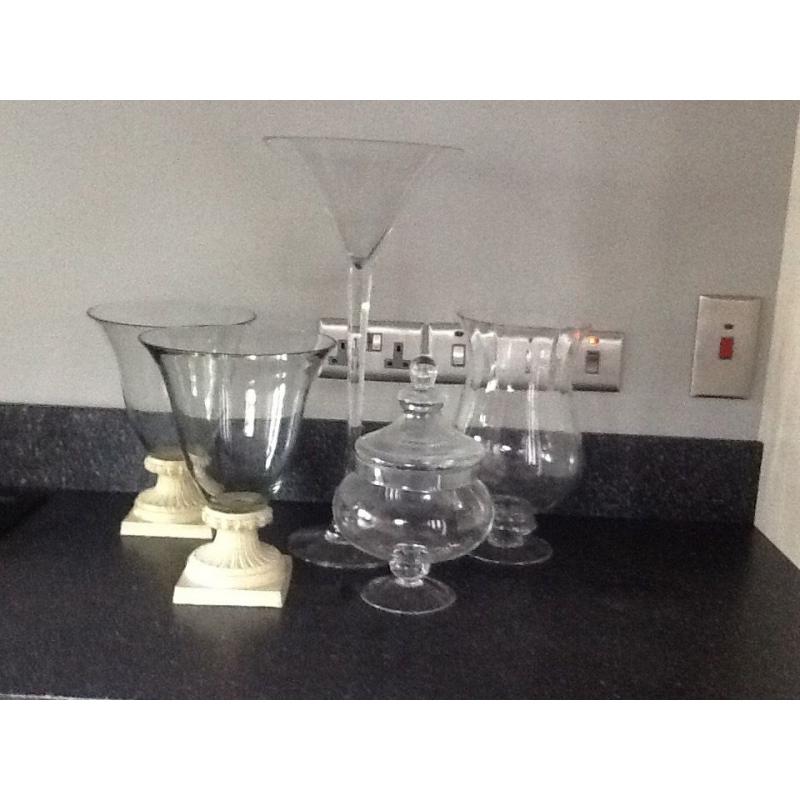 Glass vases