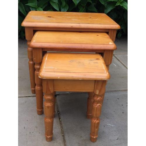 Pine Nest of Tables