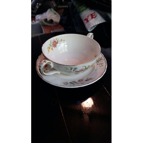 cups and saucers