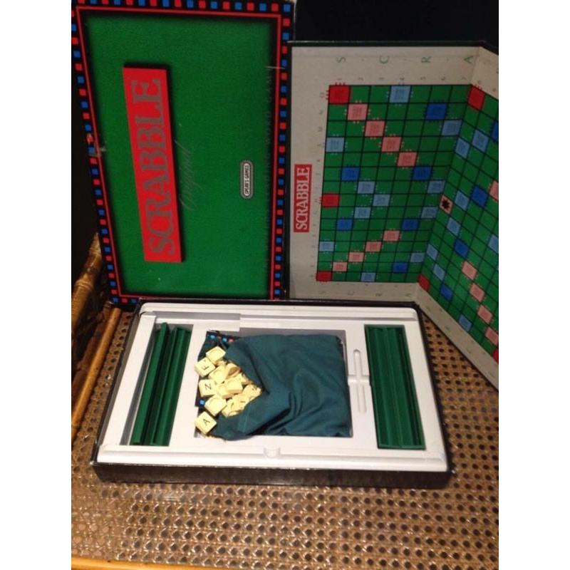Scrabble board game complete wedding crafting letters travel kids adults fun letters