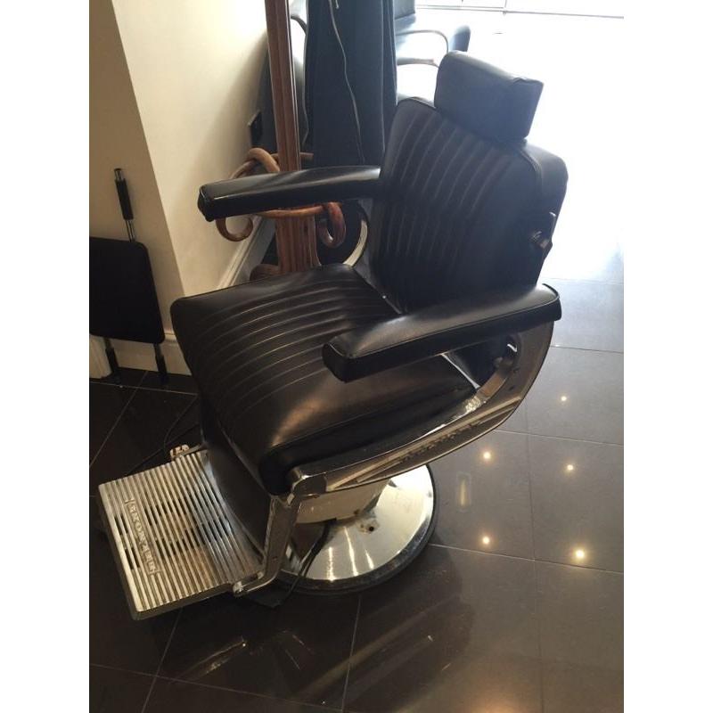 Belmont Apollo barbers chair with head rest