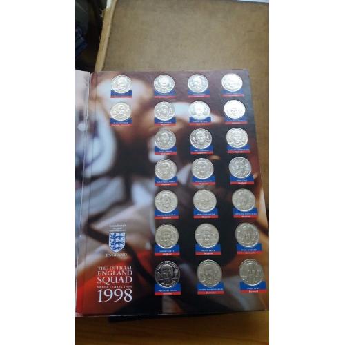 The official england squad medal collection 1998