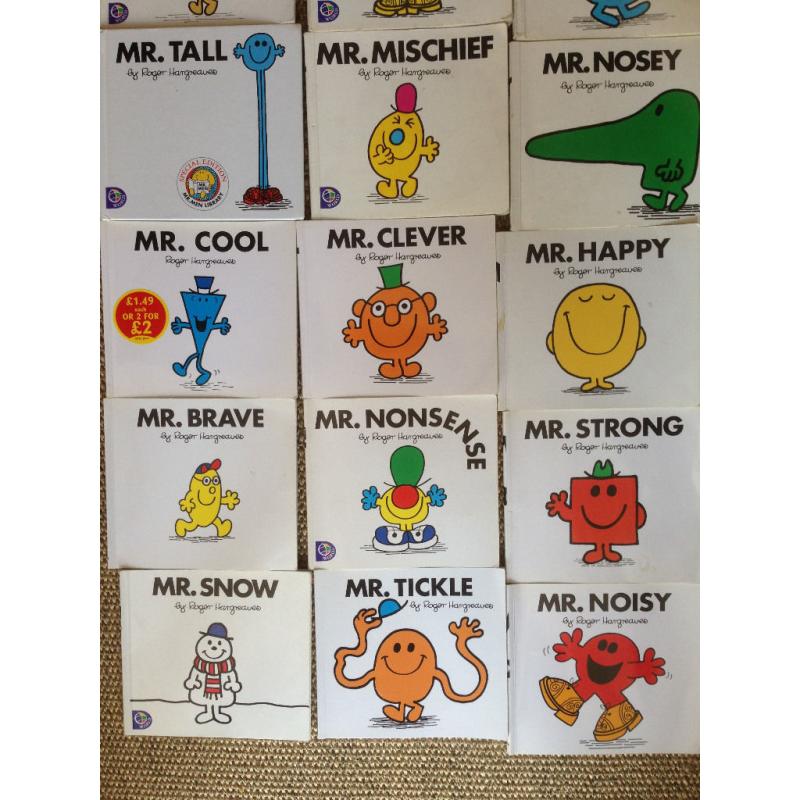 Lovely Large bundle of Mr Men Books