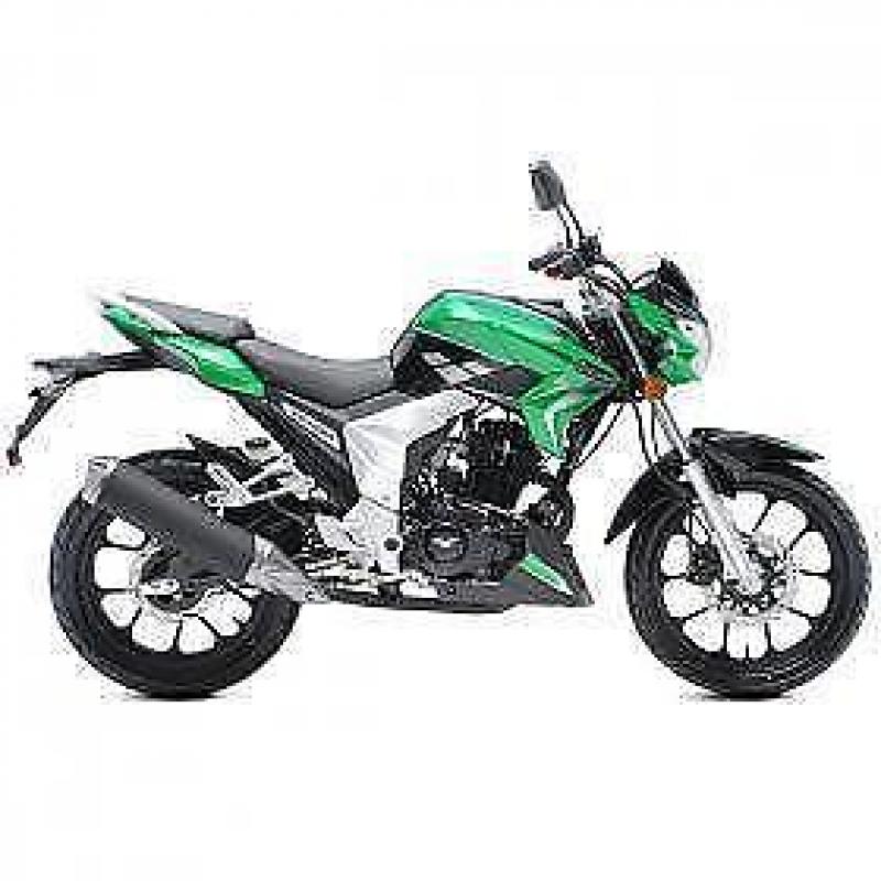 LEXMOTO VENOM GREEN 125cc 125 COMMUTER LEANER LEGAL MOTORBIKE MOTORCYCLE