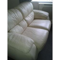 2 seater leather sofa