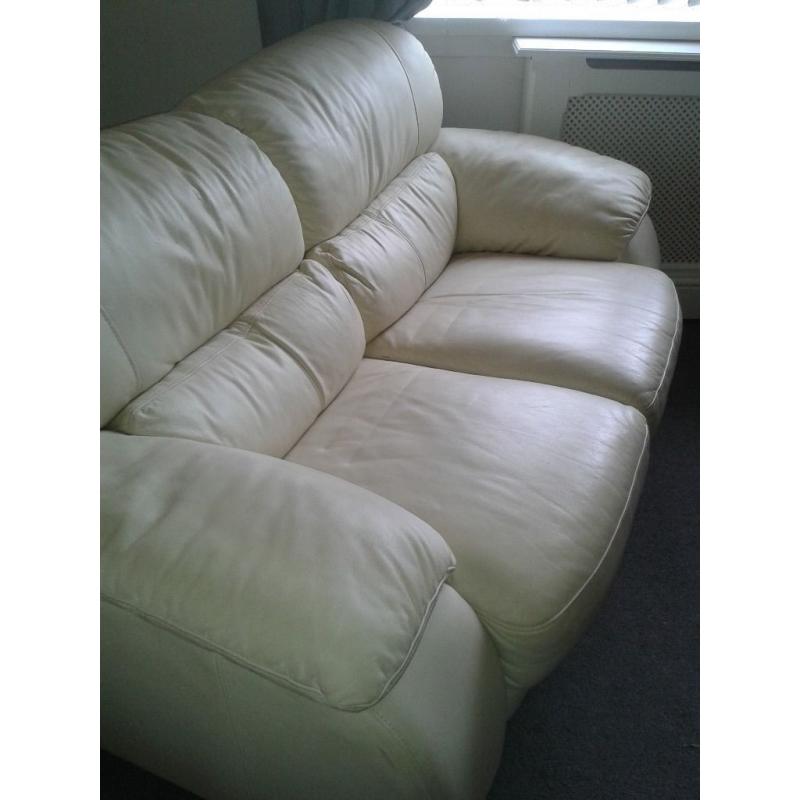 2 seater leather sofa